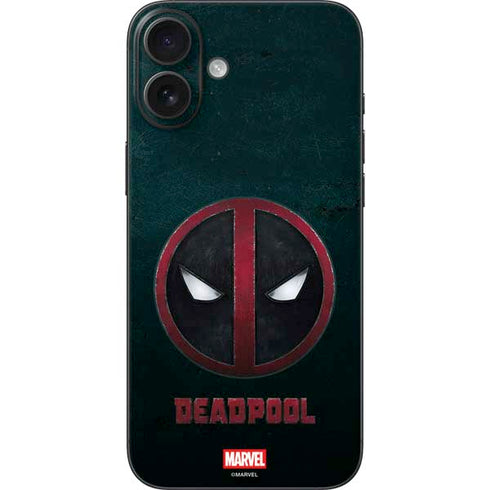 Marvel Deadpool Legacy Deadpool Logo iPhone 16 Plus Skin